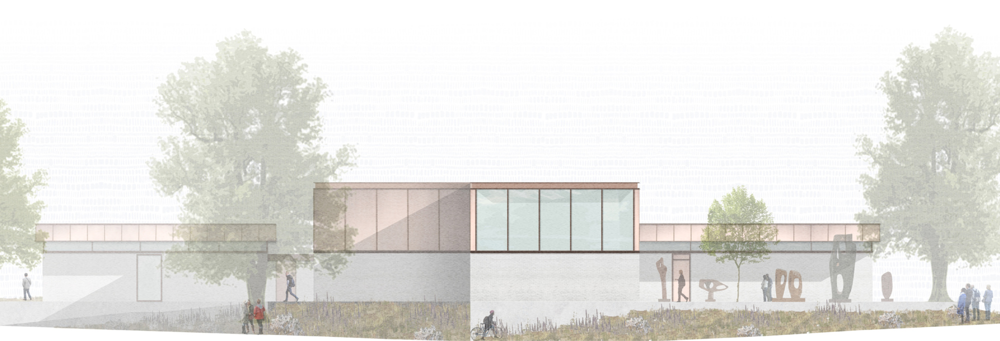 Oriel Davies North Elevation